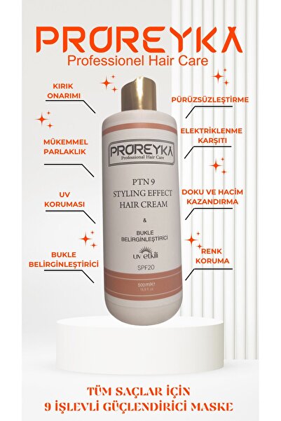 PROREYKA Ptn Styling Effect Hair Care - 500 مل قناع تقوية لجميع أنواع الشعر