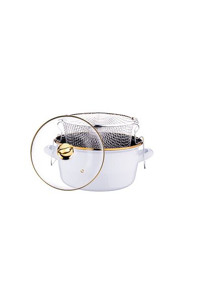 Taşev Robin Frying Pan White 22 Cm