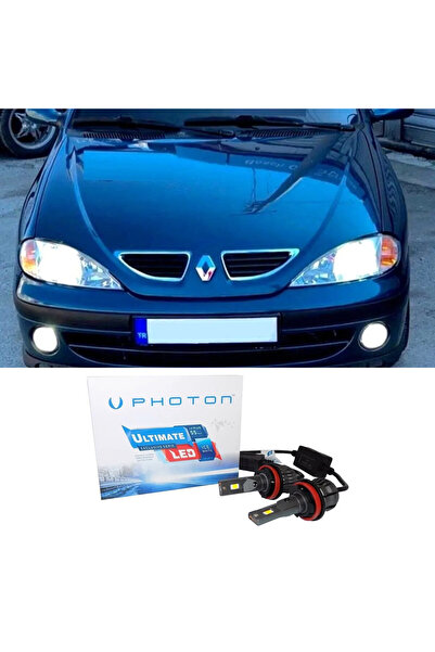 Photon Renault Megane 1 Led Xenon Kısa Far Ampulü H7 Ultimate 9500 Lumens Yen...