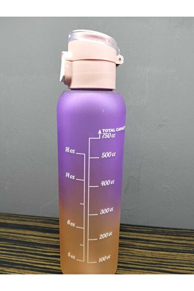 kurt41 Motivasyonel Su Matarası Su Şişesi Suluk  Ml Tritan Spor Salonu Su Şiş...