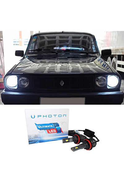 Photon Renault Toros R12 Led Xenon Uzun Far Ampulü H1 Ultimate 9500 Lumens Ye...