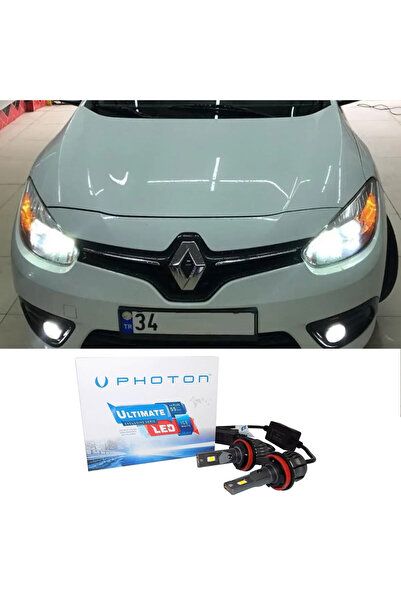 Photon Renault Fluence Led Xenon Kısa Far Ampulü H7 Ultimate 9500 Lumens Yeni Seri Beyaz