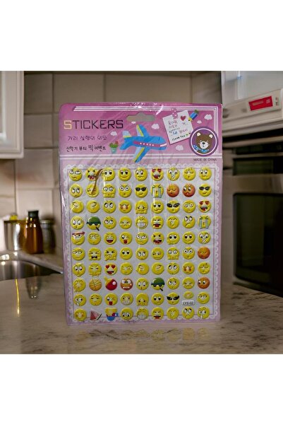abnturk 75 Adet renkli emoji sticker seti alfabe çocuklar için eğlenceli stic...