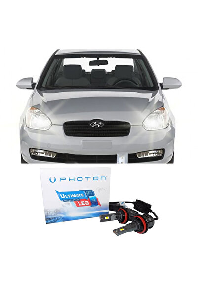 Photon Hyundai Accent Era Led Xenon Uzun Kısa Far Ampulü H4 Ultimate 9500 Lum...