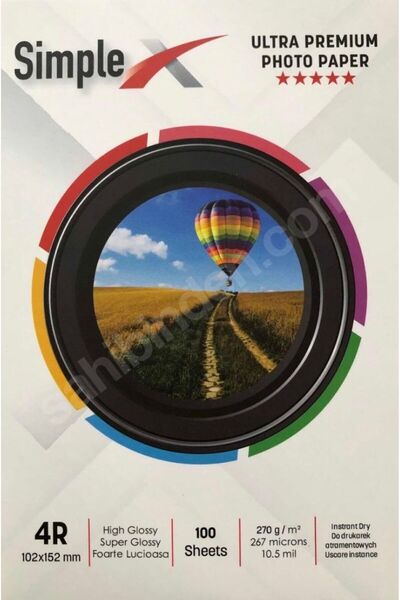 Simplex 100 Adet Fotoğraf Kağıdı