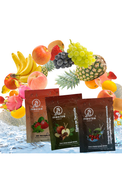 Genel Markalar 3lü Set (3 adet Refill Doypak).(Çilek -Nane/Elma-Tarçın/Kiraz-...