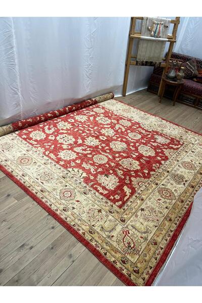 ŞİRVAN HALI EL DOKUMA AFGAN UŞAK HALI - 270x354