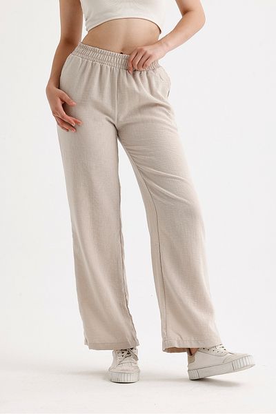 balkarconcept Natural Linen Women's Trousers - Organic