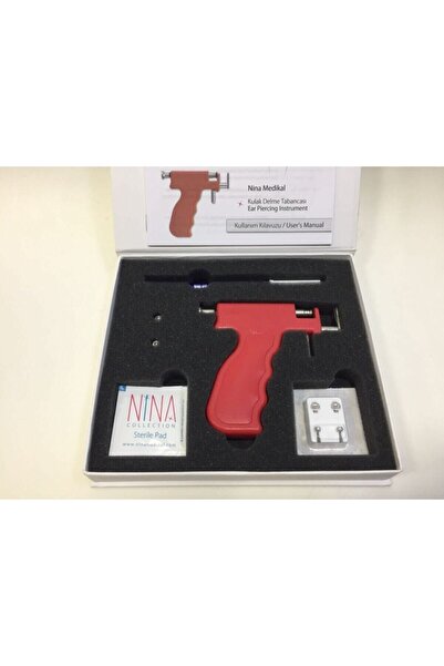 nina Kulak Delme Tabancası Kırmızı