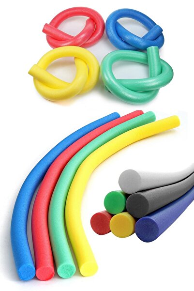 Binbirreyon 1 Adet Kalın Deniz Makarnası Köpük Sosis 150cm Içi Dolu Esnek Kır...