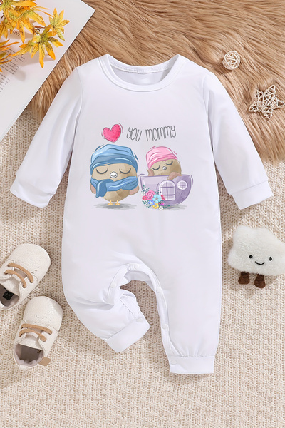 ADABEBEK You Momy Baby Girl Jumpsuit - 100% Cotton, Model 22396