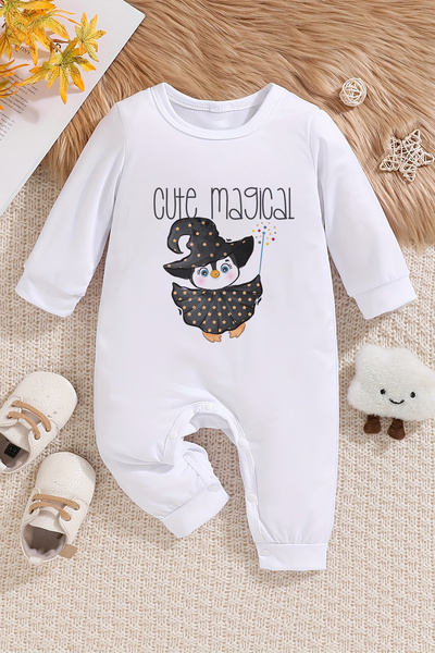 ADABEBEK Magıcal Cute Baby Jumpsuit - 100% Cotton 22385