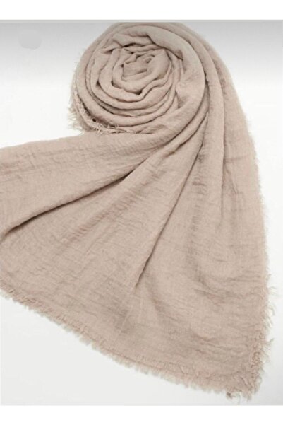 poloist Bürümcük Pamuk Şal Bej