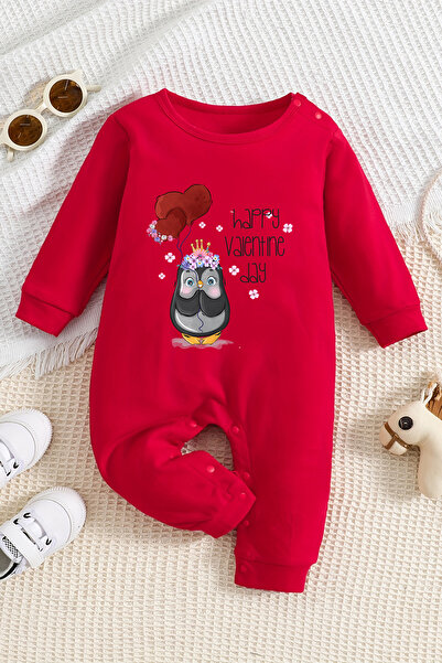 ADABEBEK Happy Valentine Day 100% Cotton Baby Onesie - 22401
