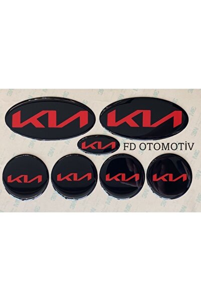 FD Damla Etiket مجموعة شعار مكتوب مخصص لكيا سيد ريو سيراتو - تصميم مخصص باللو...