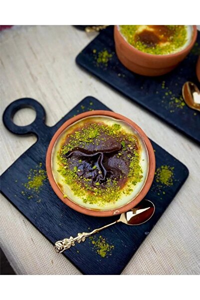 JSU 6'lı Sütlaç Çömlek Kase - Güveç Kase Güveç Seti - Fırın Kase Güveç Kabı Sufle Kabı - Sütlaçlık Güveç