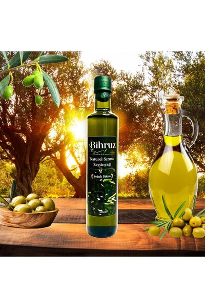 Naturel Sızma Zeytinyağı Soğuk Sıkım 500 ml Maraska Şişe