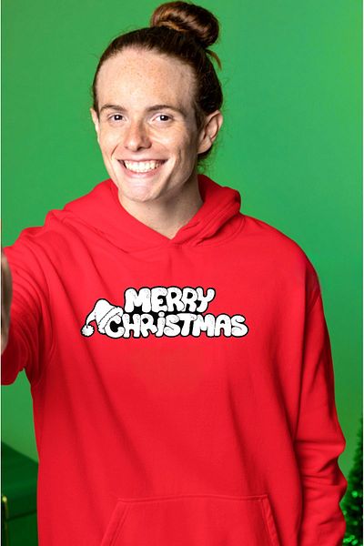 swOzz 2024 Merry Christmas red 3 thread thick fabric high quality sweatshirt