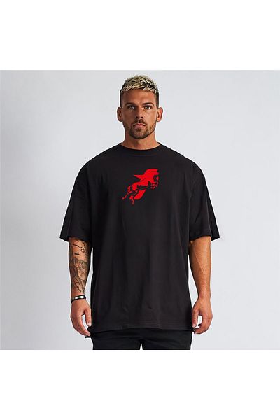 swOzz Motive Taycan V1 Printed Oversize Unisex Tshirt
