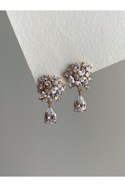 Owentis أقراط لوميير لامعة من حجر الكريستال الصلب - لا تشويه -