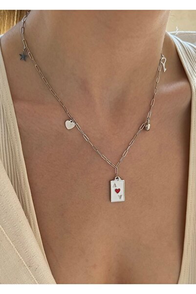takıtarzım Steel Women's Figure Necklace - Mug as Design