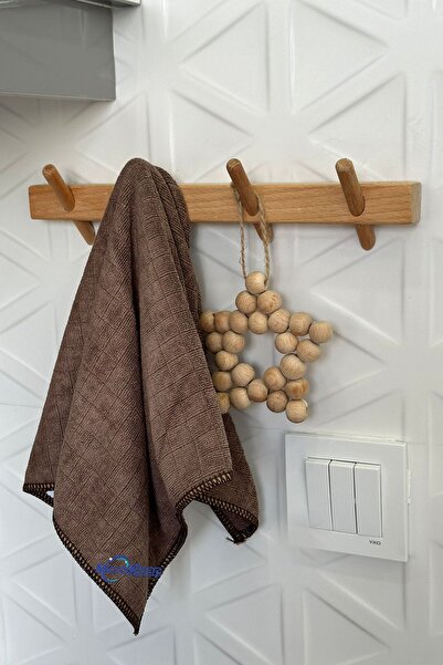 Micro Clean MissClean (3 Adet) Kahverengi Mikrofiber Mutfak Temizlik Bezi 40x40 Cm