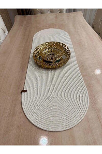 GNG Home Tekstil Διακοσμητικό Runner Woven από γιούτα American Service 45x120