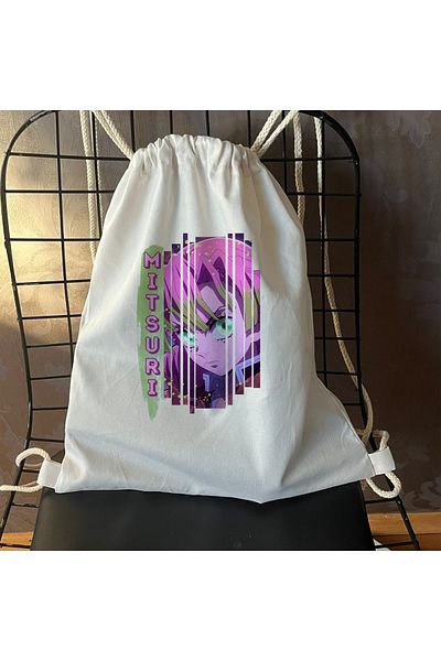 Kupabaskıcısı Demon Slayer Mitsuri Kimetsu No Yaiba Backpack