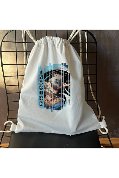 Kupabaskıcısı حقيبة ظهر Demon Slayer Inosuke موديل 1 - حقيبة ظهر Kimetsu no Y...