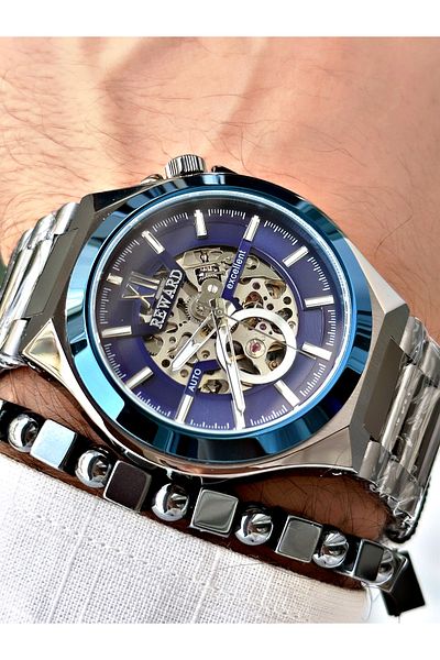 Reward Men's Wristwatch - Smoke Color, Steel Case, Mechanism Luxury, Bracelet Included