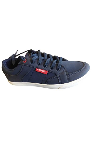 Kinetix Gevins Pu Lacivert Unısex Günlük Spor Ayakkabı Dar Kalıp 1 Numara Büyük Alınması Lazım