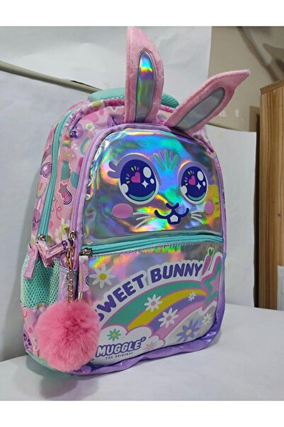 MUGGLE SWEET BUNNY AYNALI OKUL ÇANTASI