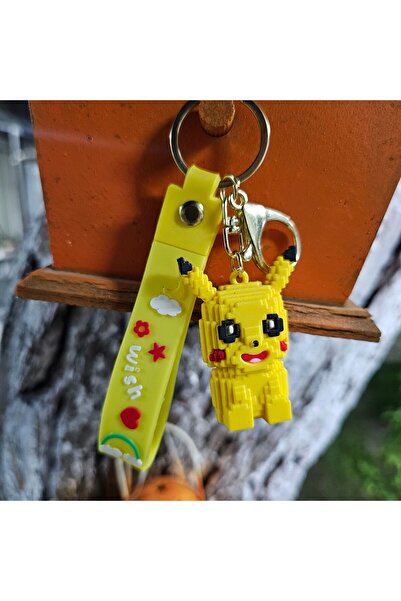 Maison Shop Sevimli Pikachu Anahtarlık, Çanta Süsü/Araba süsü