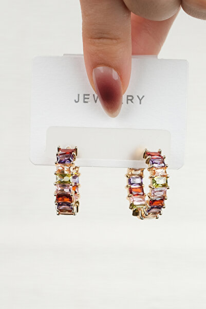 Jack Ferrero KADIN ÇELİK RENK ATMAZ  KÜPE