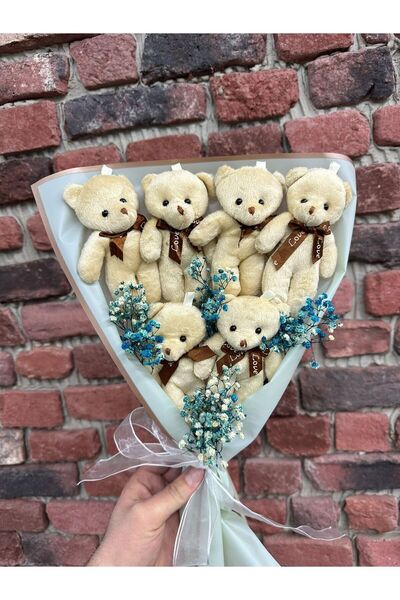 gençay Sevdiklerinize Özel Sevimli Peluş Ayıcık Buketi