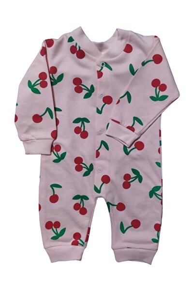 Nayinom Kiraz Baskılı Patiksiz Tulum