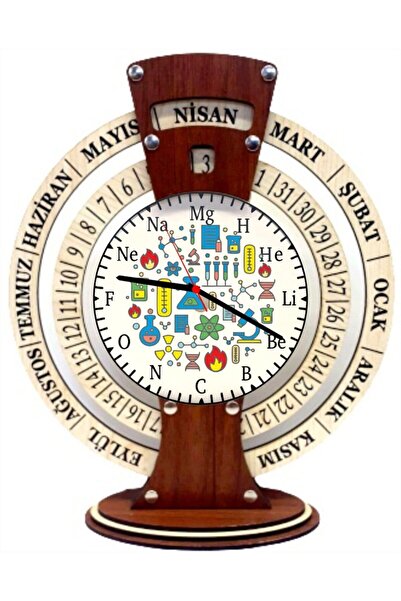 Serem Hediyelik Sonsuz Maya Takvimli Saat Kimyager