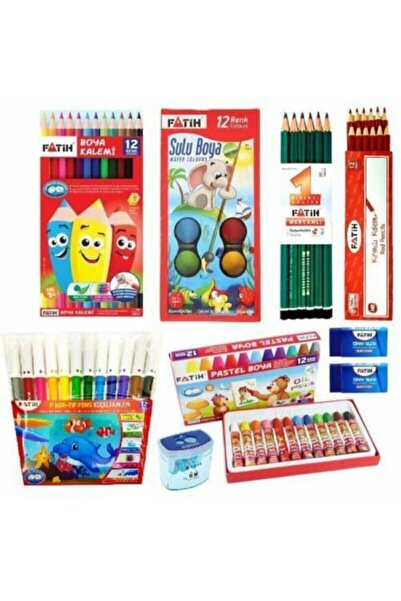 Yerli Fatih Stationery School Set 75 Pieces