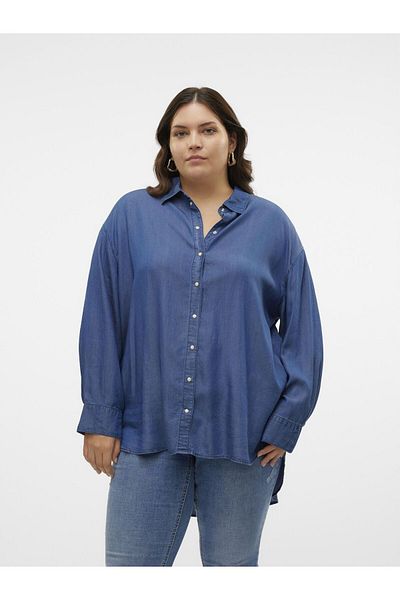 Veromoda Curve Jeanshemd VMCPAULINE Jeanshemd