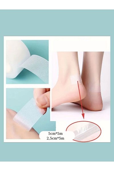 Octacare لاصق طبي من البولي إيثيلين الشفاف لا يسبب الحساسية 5 م × 2.5 سم