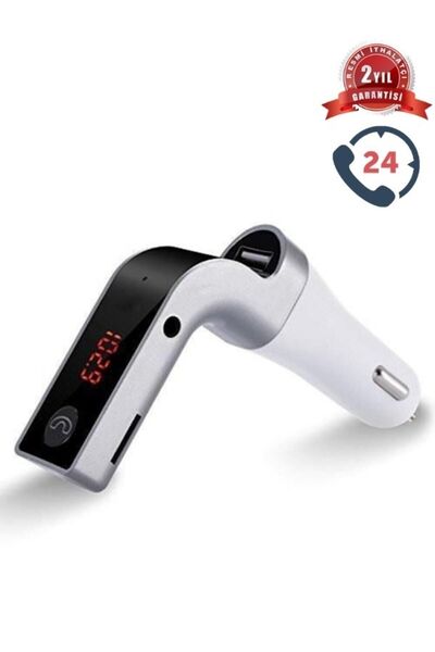 Nanopro 2023 Yeni Model Bluetooth Araç Kiti Car G7 Fm Transmitter Çakmaklık G...