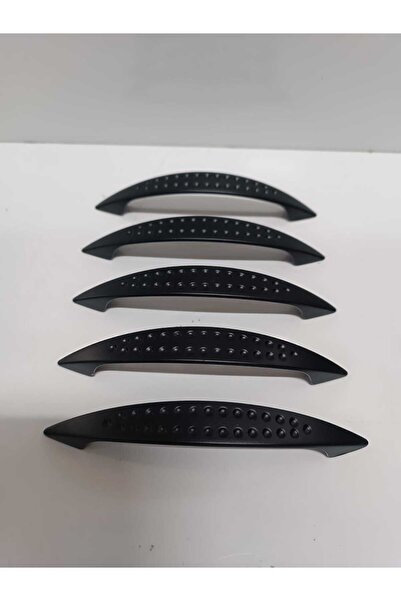 fds NOKTALI METAL KULP MATSİYAH MOBİLYA ÇEKMECE DOLAP KAPAK KULPU 96MM(1PAKET...