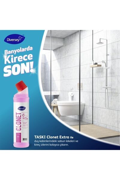 Diversey Taskı Clonet Extra - Banyo Temizleyici Ve Kireç Çözücü (washroom Cle...