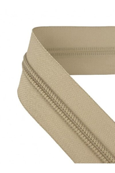 ATMACA TUHAFİYE 10 Metre Bej Fermuar 20 Başlık Takılı