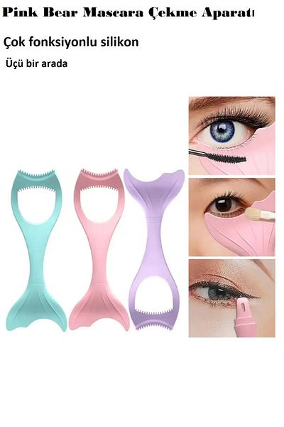 Pink Bear 1 Easy Mascara and Eyeliner Pulling Apparatus