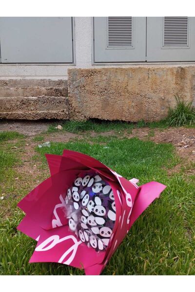 Redblue PANDALI LEDLİ KELEBEK BUKETİ