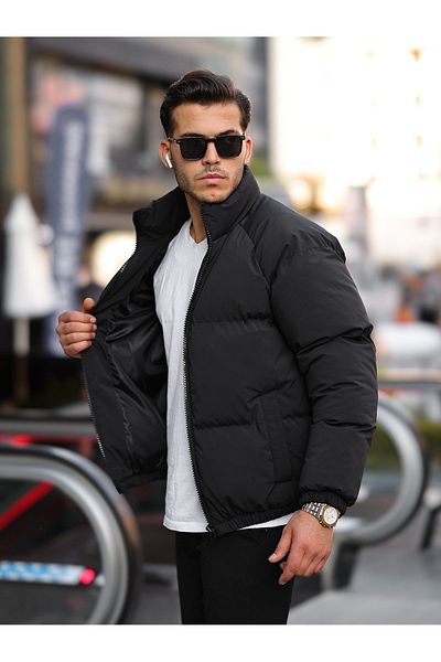 BOYS MANS Мъжко зимно палто OVERSIZE, водоустойчиво и ветроустойчиво, пухено палто, поларно палто
