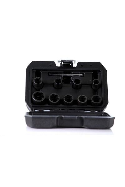 Worldforce Impact Damaged Nut Remover Socket Set 3/8" 10 Pieces