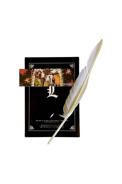 AkanHediyelik Death Note Notebook and Quill Pen Set