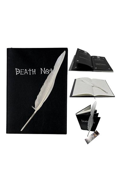 AkanHediyelik Death Note Notebook and Quill Pen Set
